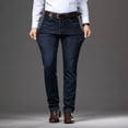 thumbnail image 2 of Pantalones Cómodos Mezclilla Strech Moda Casuales Hombre, 2 of 8