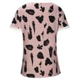 thumbnail image 4 of Birdeem Mode Femmes Été Col en V Dentelle Patchwork Manches Courtes Haut Blouse Aguichant, 4 of 8