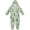 Green Christmas Trees and Snowflakes, variant on Soft Big Kids Onesie Pajamas Cozy Loose-Fit Jumpsuits for kids with Pockets for Christmas Lounge & Play Green and White Christmas Tree