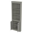 thumbnail image 1 of Inval  Corner Bookcase in Smoke Oak Engineered Wood, 1 of 8