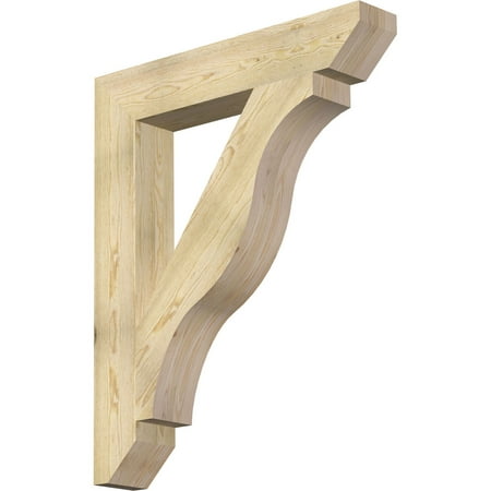 

Ekena Millwork 6 W x 36 D x 44 H Funston Slat Rough Sawn Bracket Douglas Fir