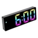 thumbnail image 5 of Reloj Despertador Digital LED de Colores Jadeshay con Pantalla Grande, 5 of 12