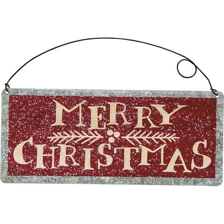 - Merry Christmas Tin Ornament Sign by Primitives By Kathy 7