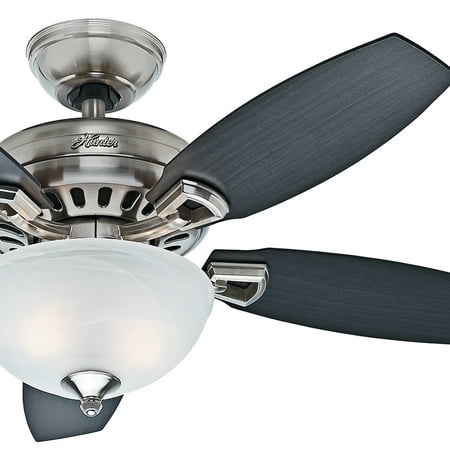 Hunter Fan 44" Ceiling Fan without a Light and 5 Cherried Walnut Reversible Blades (Certified Refurbished)