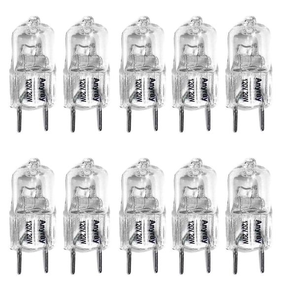 (10-Lamps) 20 Watt G8 120V 20w T4 Light Bulbs GY8.6 110V-130 Volt 20-Watt Short Size Is Less Than 35mm