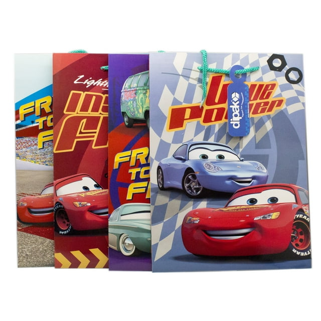 2pcs Disney Cars Gift Bag -Assorted Design/Color Gift Bags - Walmart.com