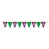 Celebration Banner, Mardi Gras, 138X15X0.1 Inches