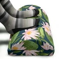 thumbnail image 3 of Lily Flower Foot Rest, Hand Drawn Style Pink Blossoms on a Pond Aquatic Flora Feng Shui Garden, Non-Slip Backing Adjustable Ergonomic Memory Foam Leg Support for Office, Multicolor, by Ambesonne, 3 of 5