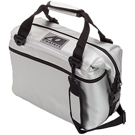 AO Coolers Carbon Soft Cooler with High-Density Insulation, Silver茂驴陆, 48-Can