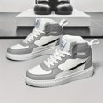 thumbnail image 5 of Men’s High Top Skateboarding Sneakers Cushioned Non-Slip Casual Streetwear Shoes with Thick Sole for Daily Walking Sports Travel and Trendy Urban Style, 5 of 10