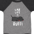 thumbnail image 4 of Inktastic Lab Life is Ruff Labrador Retriever Boys or Girls Baby Bodysuit, 4 of 5