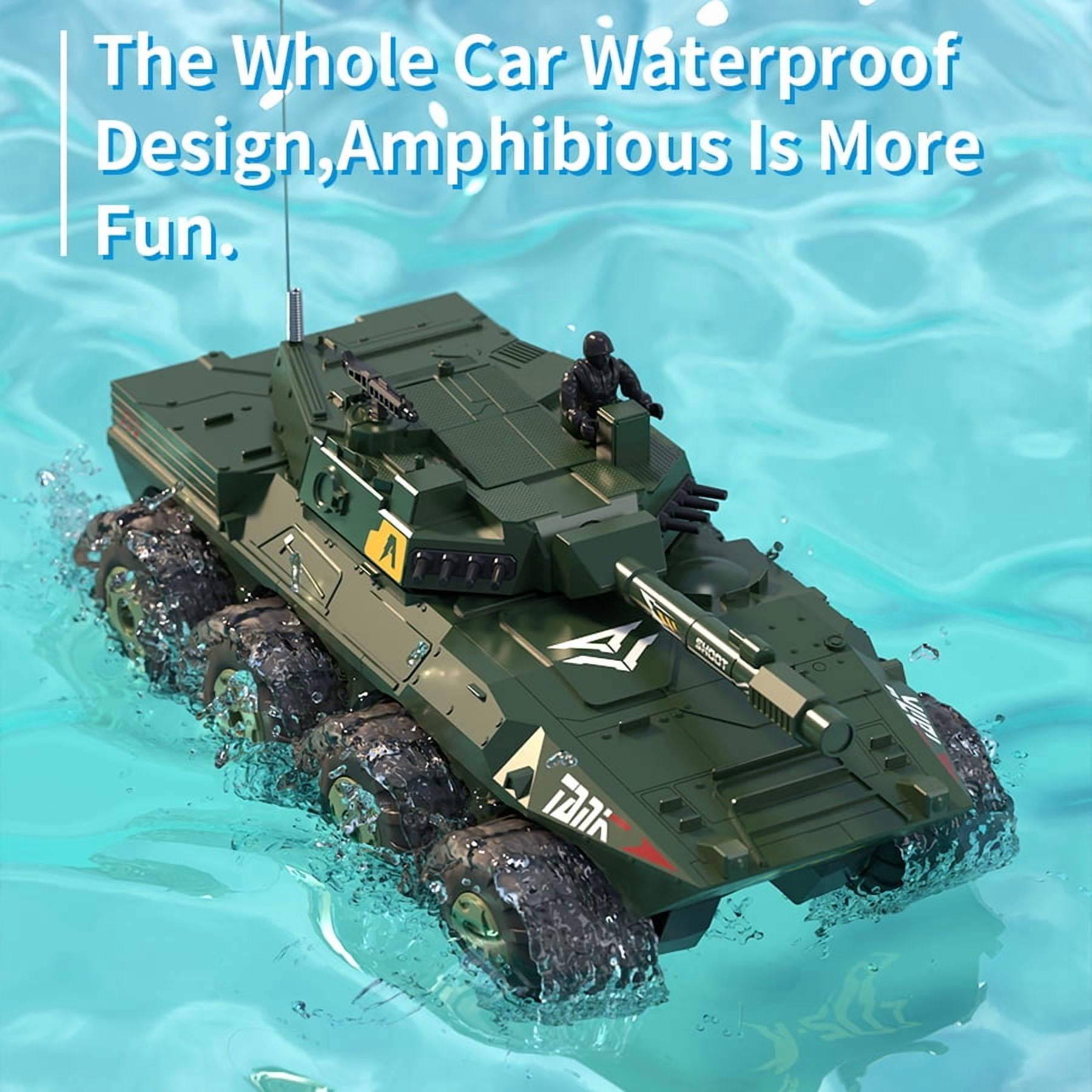 Remote Control Tank,High Speed,2.4Ghz, 4WD Offroad ,Toy for Adults and Kids