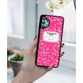 thumbnail image 5 of WIRESTER Shockproof Soft Rubber Cover Case for Samsung Galaxy A32 5G 6.5" 2021, Hot Pink Composition Book, 5 of 5
