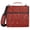 Glittering Stars on red, variant on Haosy 3 Ring Zipper Binder with Shoulder Strap Waterproof Trapper Keeper 2 Inch D-Ring 500 Sheets Capacity, Dark Navy Blue Plaid
