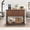 Brown, variant on HLR 42" Farmhouse Modern Console Table, Entryway Table with Storage Shelf for Living Room, Brown