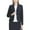 Blue - navy, variant on Calvin Klein Womens Notch Collar Suit Separate Two-Button Blazer