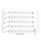 thumbnail image 3 of Pack of 5 360 Degree Rotating Diamonds Clothes Storage Rack Space Saving Storage Solution for Home and Hotel Use, 3 of 4