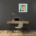 thumbnail image 3 of Atelier B Art Studio 20x20 White Modern Wood Framed Museum Art Print Titled - PIN UP GIRL WITH CURLERS, 3 of 4