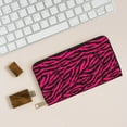 thumbnail image 6 of Black red pink bright zebra print Wallet Women, Leather Bifold Multi Card Wallet, Women's Wallets, Long Purse, 6 of 7