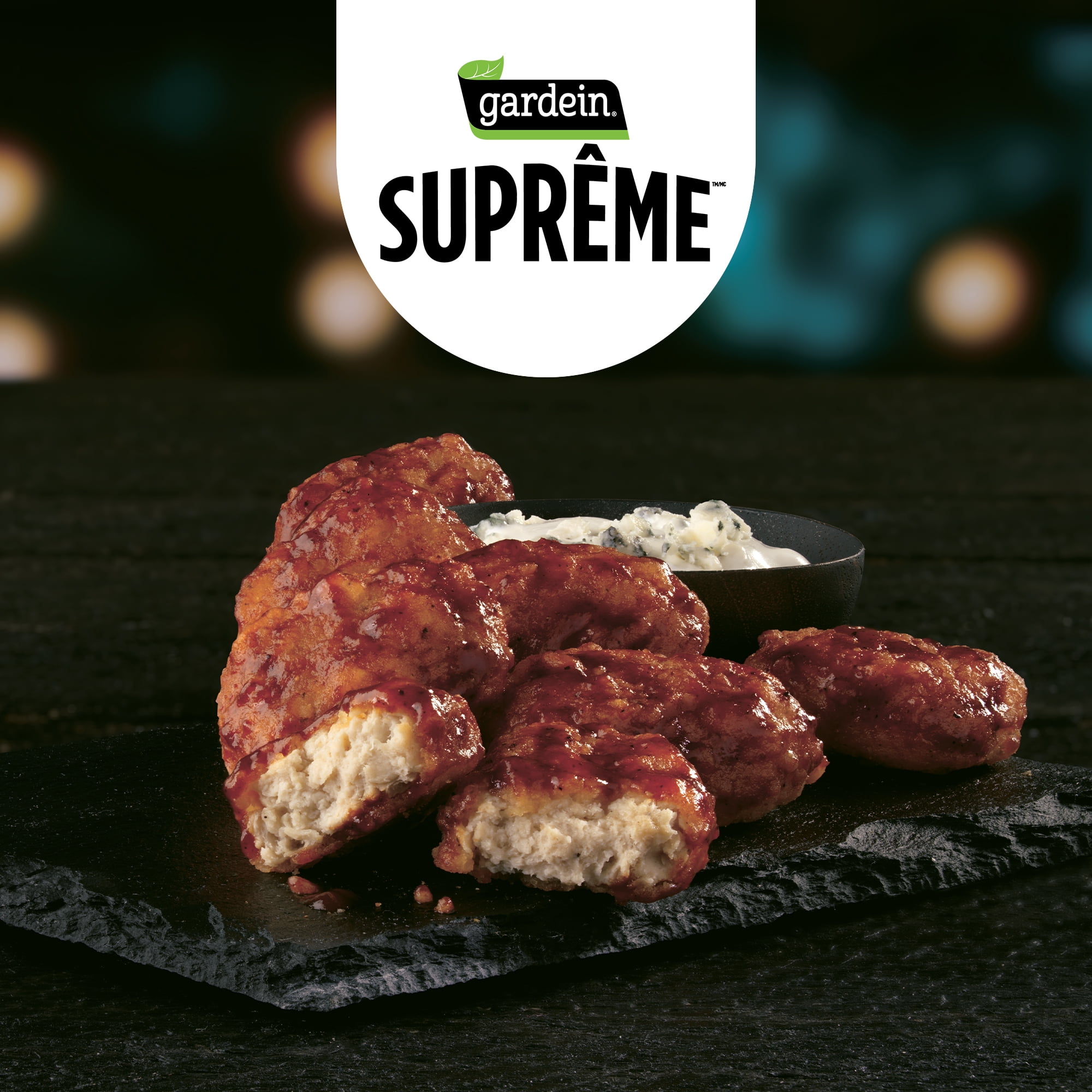 Gardein® Suprême™ Chick'n BBQ Wings 415 g, GARDEIN SUP CHICKEN WING BBQ