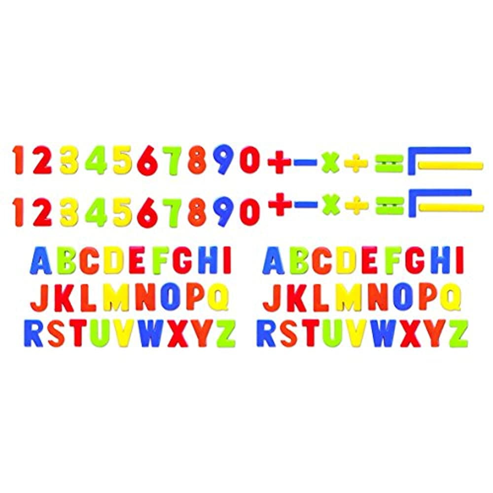 HahaGo Magnetic Letters & Numbers for Children,Educational Magnets Toy kit With 