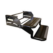 RV Motorhome Camper Trailer 20" Double Step / 12" Drop / Foldaway Entry Step
