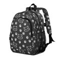 thumbnail image 2 of Cat Head and Dog Paw Print Backpack for School, Cute School Bag with Adjustable Shoulder Straps and Padded Back, 15"x11.42"x5.5", 2 of 5