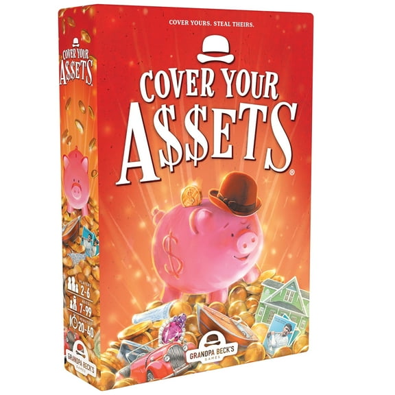 Grandpa Beck's Games Cover Your Assets Card Game | from The Creators of Skull King | Easy to Learn and Outrageously Fun for Kids, Teens, & Adults | 2-6 Players Ages 7 