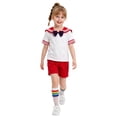 thumbnail image 2 of Letdown Boys Cheerleader School Outfit For Performance Stage Show Kids Party Ensemble With Shorts Set, 2 of 9