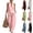 02# Pink, variant on Women's Linen 2 Piece Set Casual Sleeveless V Neck Halter Top Matching Baggy Wide Leg Pants Summer Outfits,Sky Blue S