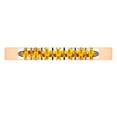 thumbnail image 2 of Dazzlingrock Collection Round Citrine 7 Stone Stackable Wedding Band for Women (Color Yellow, Clarity Moderately Included) in 14K Rose Gold, Size 8, 2 of 4
