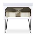 thumbnail image 3 of DHP Tribecca 36 Inch Floating Wall Mounted Bathroom Vanity, White, 3 of 9