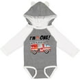 thumbnail image 3 of Inktastic I'm 1 Fire Truck 1st Birthday Boys or Girls Long Sleeve Baby Bodysuit, 3 of 5