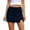 Black, variant on Women's High Waisted Denim Skort Casual Stretch Side Split Summer Skirt Shorts