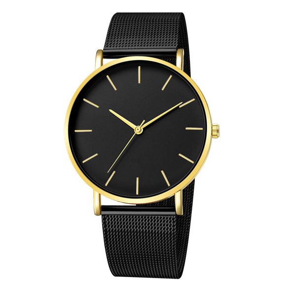 Wrist watch Sport Date Analog Quartz Wrist Watch Fashion Stainless Steel Men Casual Wrist watch