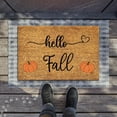 thumbnail image 2 of SIfdSeng Get it Fast Funny Doormats Welcome Fall Pumpkin Thanksgiving Floor Mats Welcoming Front Porch Decorative Doormats for Entry Way Rugs with Heavy Duty, 2 of 7