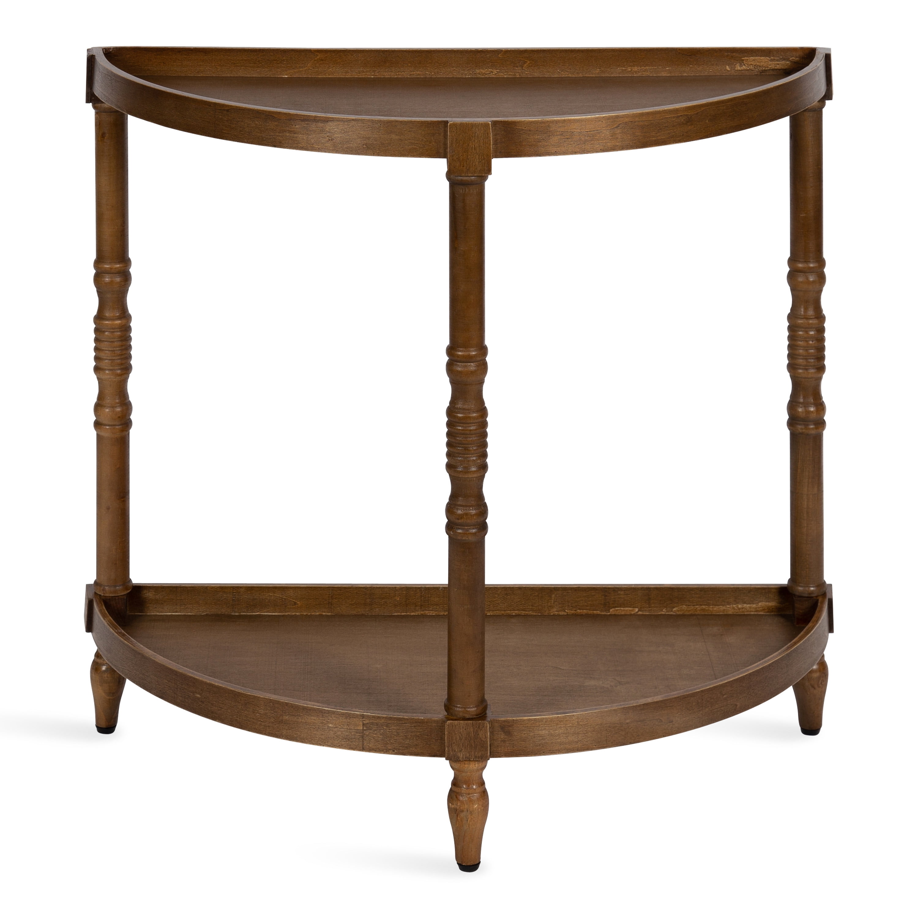 Kate and Laurel Bellport Farmhouse Console Table, 30 x 14 x 30, Rustic Brown, Vintage Entryway Table