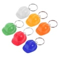 thumbnail image 3 of 6 mini llaveros de casco de construcción para niños y adultos, ideales como recuerdo de fiesta de ingeniería, mochilas, juguetes de construcción y suministros para bricolaje., 3 of 8