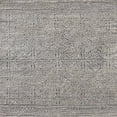 thumbnail image 1 of Ahgly Company Machine Washable Indoor Square Industrial Modern Dark White Beige Area Rugs, 7' Square, 1 of 7