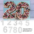 thumbnail image 6 of Number Cake Molds Heat-resistant Baking Moulds Reusable Number 0-8 Baking Molds, 6 Inches, 6 of 10