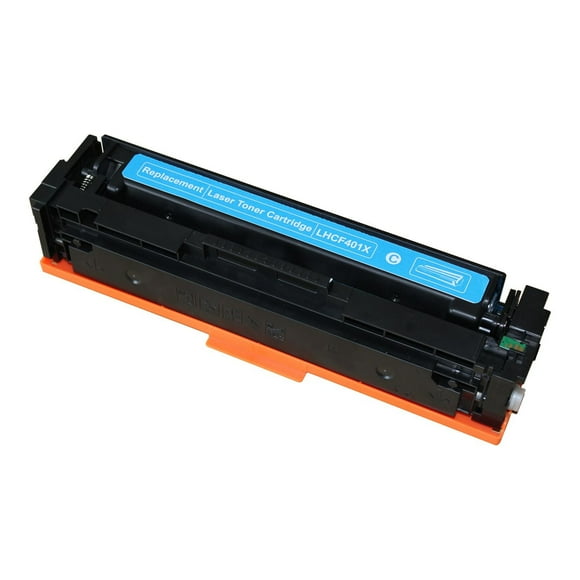 L-ink HP 201X (CF401X) Cartouche de Toner Cyan à Rendement Élevé Compatible