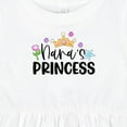 thumbnail image 4 of Inktastic Nana's Princess Crown and Flowers Girls Baby Dress, 4 of 5