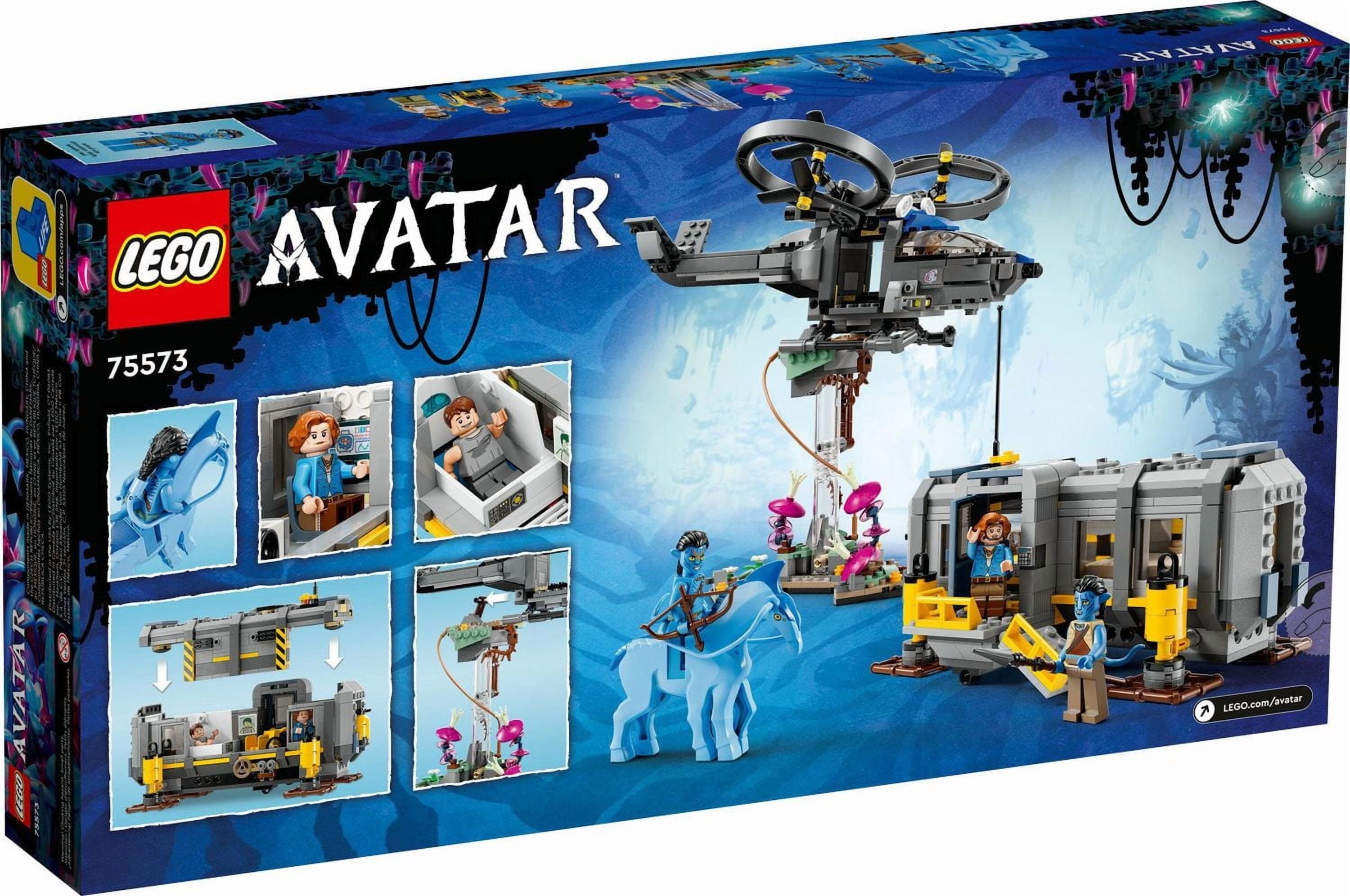 LEGO Avatar Floating Mountains: Site 26 & RDA Samson 75573 Toy Building Kit (887 Pieces)