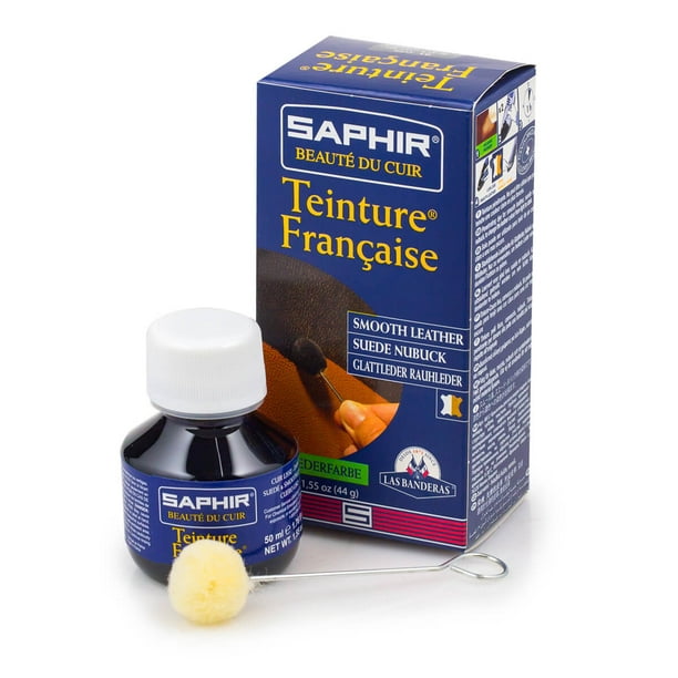 Teinture Liquide Française pour Cuir 50 mL - 5 Teintes au Choix - Saphir