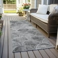 thumbnail image 6 of Addison Rugs Chantille Indoor/Outdoor Transitional Modern Gray Washable Runner Rug, 2'3" x 7'6", 6 of 6