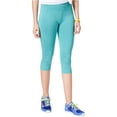 thumbnail image 2 of Energie Womens Crop Casual Leggings, Verde, X-Large, 2 of 2