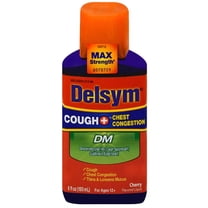 Delsym Adult DM Cough   Chest Congestion Relief Liquid, Cherry, 6oz