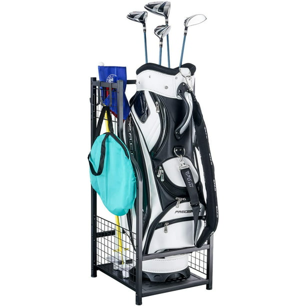 Assj Golf Storage Garage Organizer, Golf Club Bag Holder For Garage