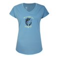 thumbnail image 1 of Dare 2B - Camiseta Finite Diseño Impreso para Mujer (Azul Niágara), 1 of 5