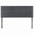 thumbnail image 3 of Jessenia Headboards for Full Size Bed, Upholstered Tufted Bed Headboard, 12 Adjustable Positions Full Headboard Only, Wall Mounted Headboard, Bed Backboard Linen Fabric Head Board - Light Gray, 3 of 14